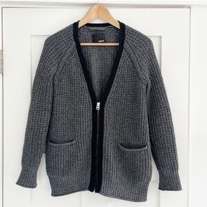ARITZIA Wilfred Free Cable Knit Zipper Marni Cardigan Sz XXS